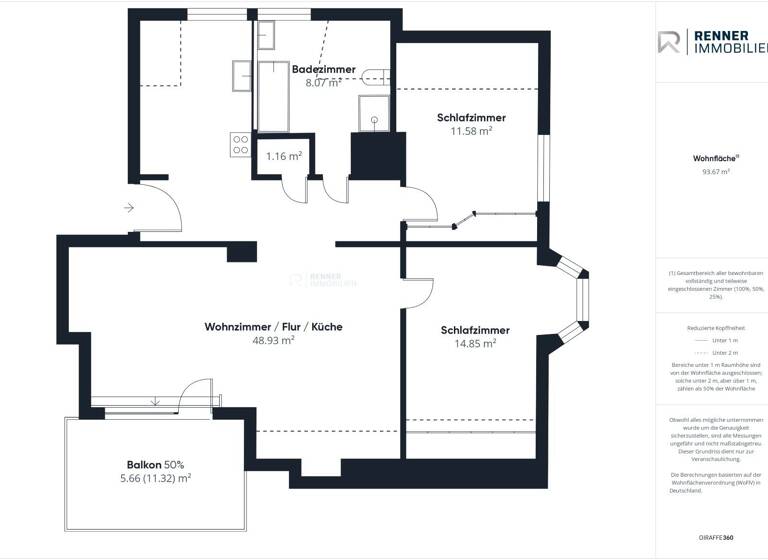 Wohnung zum Kauf 319.000 € 3 Zimmer 93,7 m²<br/>Wohnfläche Wintersdorf Zirndorf 90513