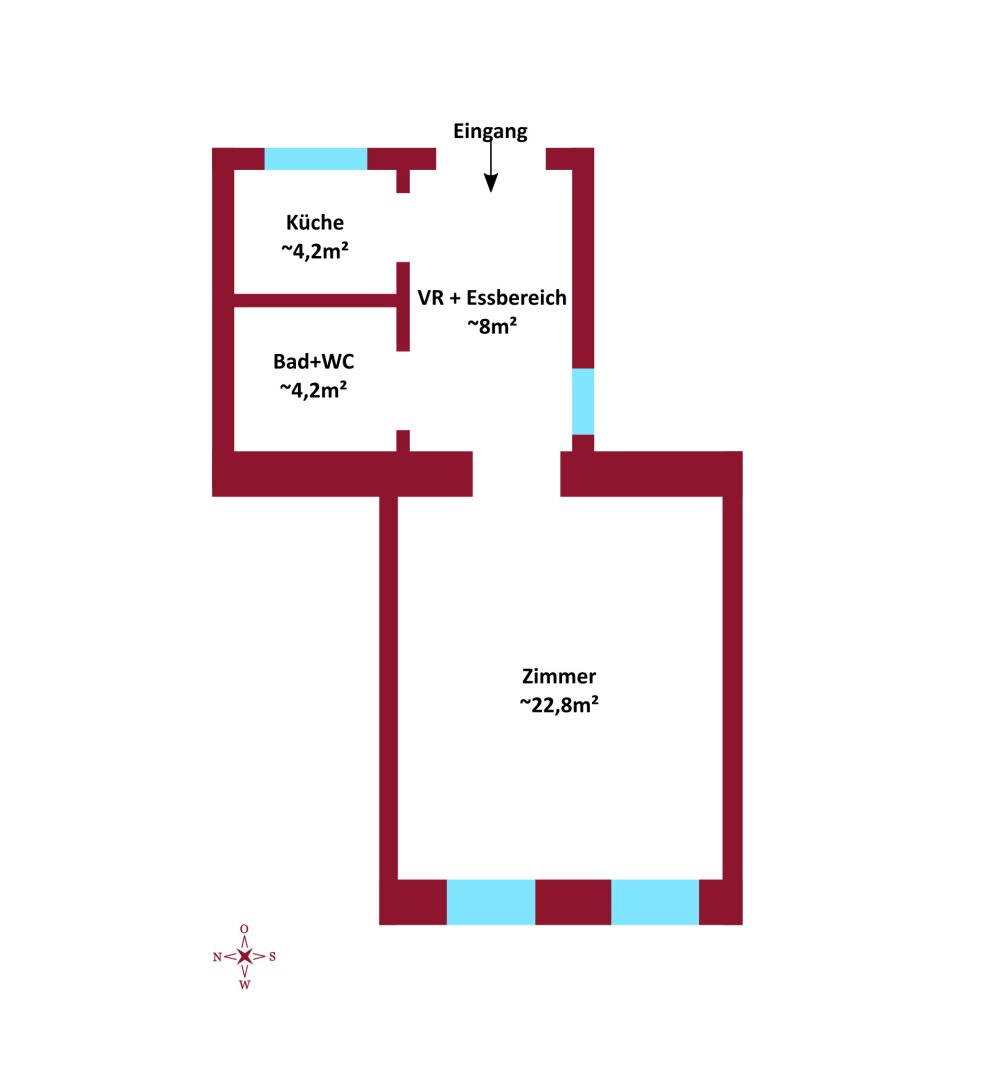 Büro-/Praxisfläche zum Kauf 170.000 € 1 Zimmer Wien,Hernals 1170