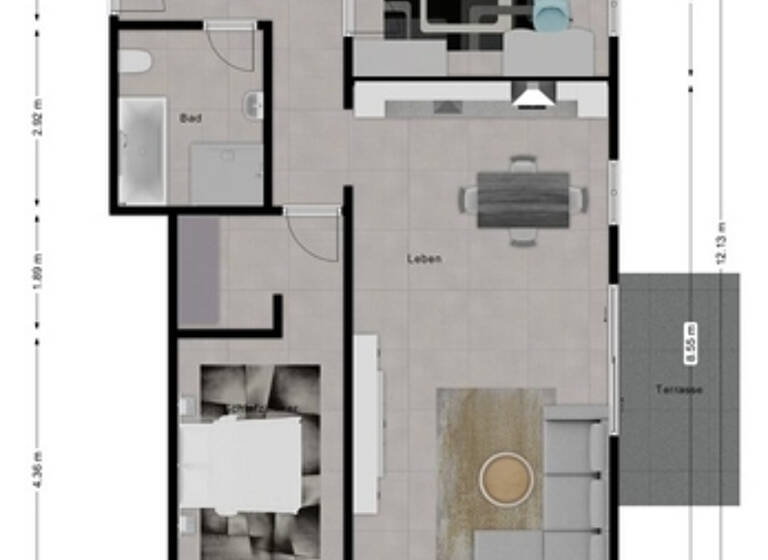 Wohnung zur Miete 1.200 € 3 Zimmer 92 m²<br/>Wohnfläche ab sofort<br/>Verfügbarkeit Altenbauna Baunatal 34225