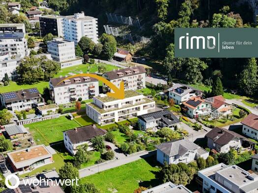 Wohnung zum Kauf - Erstbezug 375.000 € 2 Zimmer 52,1 m² 2. Geschoss Kalkofenweg 24 B+C Götzis 6840