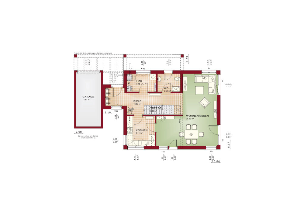 Haus zum Kauf provisionsfrei 543.377 € 6 Zimmer 134 m²<br/>Wohnfläche 700 m²<br/>Grundstück Mandel 55595