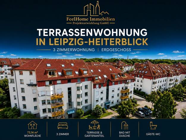 Wohnung zur Miete 730 € 3 Zimmer 73,1 m² frei ab 01.09.2026 Maulwurfweg 1 Heiterblick Ost 04329