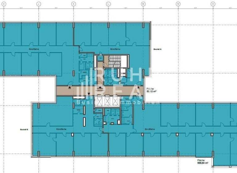 Bürofläche zur Miete provisionsfrei 13,50 € 6.330 m² Bürofläche teilbar ab 180 m² Müngersdorf Köln 50933