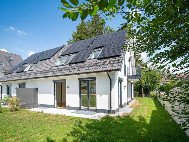Doppelhaushälfte zum Kauf - Neubau provisionsfrei 1.299.000 € 5 Zimmer 132 m² 290 m² Grundstück Reigersbachstraße 22 Feldmoching-Hasenbergl München 80995
