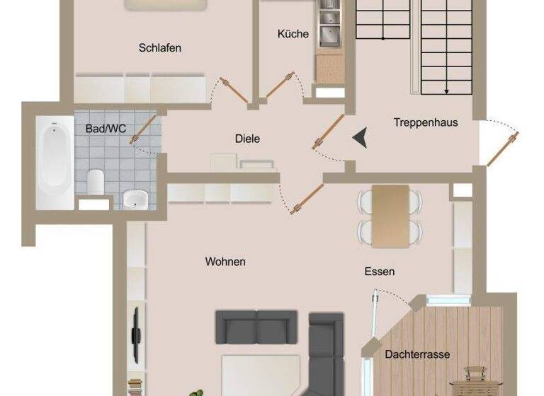 Wohnung zum Kauf 189.000 € 2 Zimmer 50 m² Dagersheim Böblingen 71034