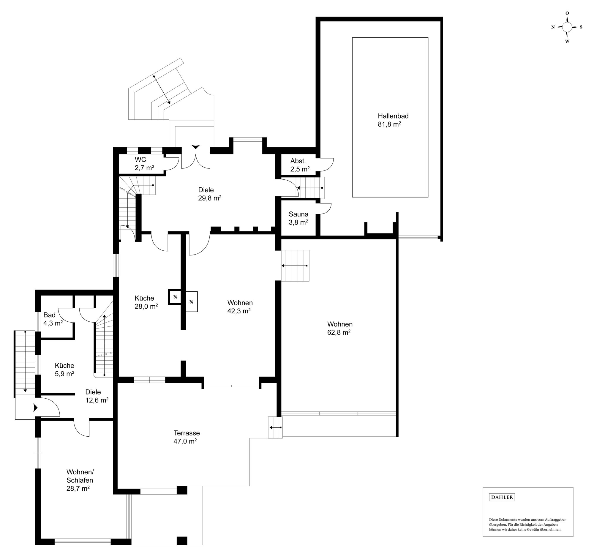 Villa zum Kauf 1.950.000 € 7 Zimmer 397 m²<br/>Wohnfläche 2.101 m²<br/>Grundstück Isernhagen-Süd Hannover / Isernhagen-Süd 30657