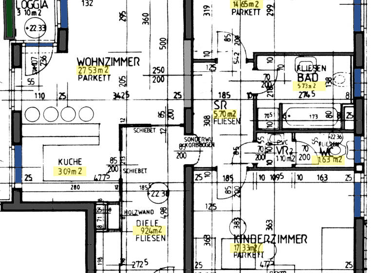 Wohnung zum Kauf 245.000 € 3 Zimmer 86 m²<br/>Wohnfläche St. Veiter Ring 61 St.Veiter Vorstadt Klagenfurt(Stadt) 9020