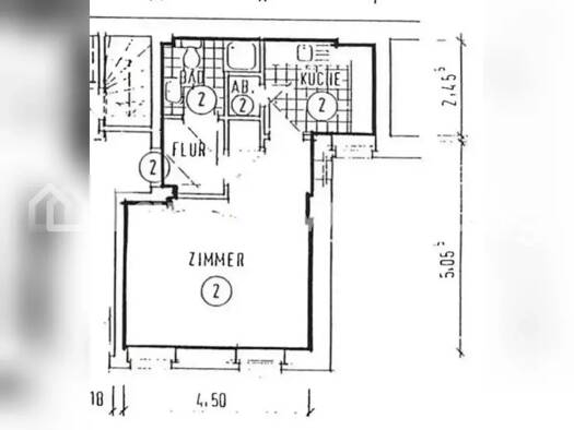 Wohnung zur Miete Tauschwohnung 580 € 1,5 Zimmer 43 m² 1. Geschoss Niendorf Eimsbüttel 20253