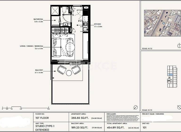 Wohnung zum Kauf 233.000 € 2 Zimmer 65 m² 1. Geschoss Dubai