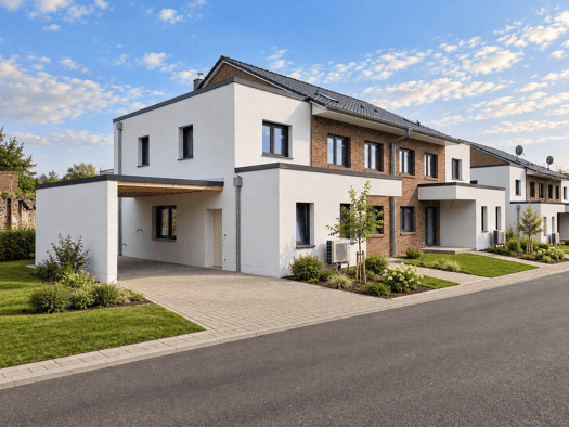 Doppelhaushälfte zum Kauf - Erstbezug 399.000 € 5 Zimmer 152 m² 398 m² Grundstück Bayreuther Straße 2 Weferlingen Oebisfelde-Weferlingen 39356