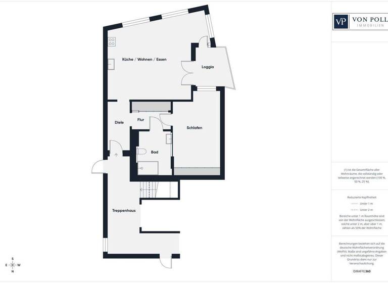 Wohnung zum Kauf 425.000 € 2 Zimmer 70,6 m² West Landshut 84034