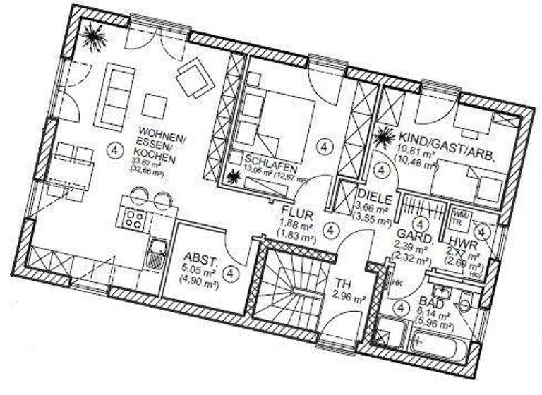 Wohnung zum Kauf - Erstbezug 425.146 € 3,5 Zimmer 78,9 m² 1. Geschoss Ittenbach Königswinter 53639