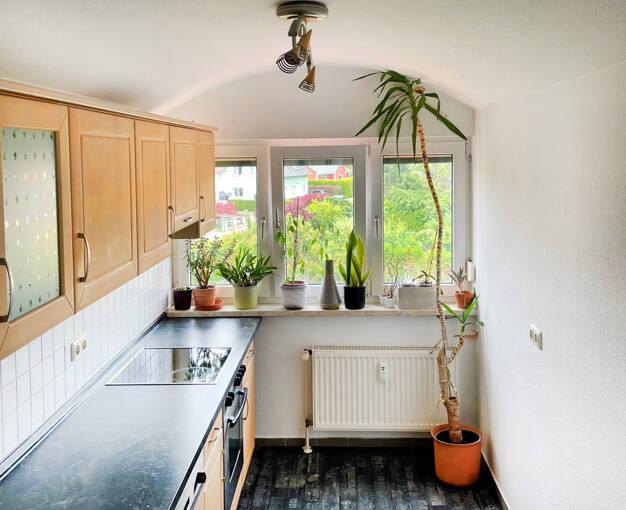 Wohnung zur Miete 330 € 1,5 Zimmer 51 m² Dachgeschoss frei ab sofort Stumsdorfer Straße 16 Radegast Radegast 06369