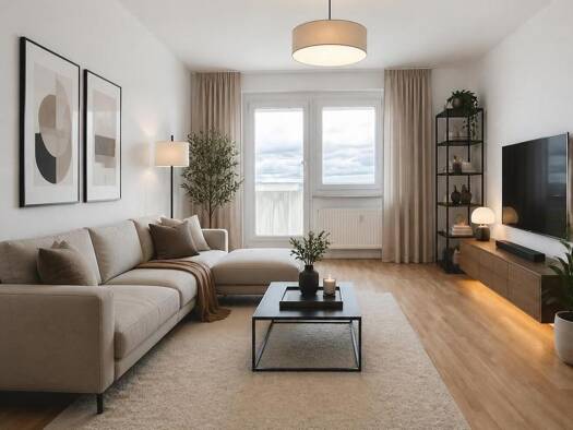 Wohnung zur Miete 470 € 3 Zimmer 72,3 m² 5. Geschoss Ernst-Abbe-Straße 24 Bieblach-Ost Gera 07552