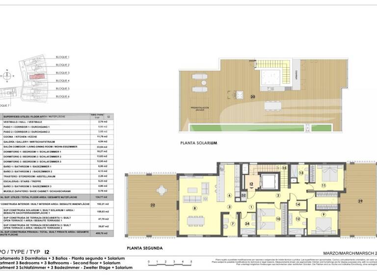 Penthouse zum Kauf - Erstbezug provisionsfrei 995.000 € 4 Zimmer 162 m² 2. Geschoss Colonia De Sant Jordi 07638