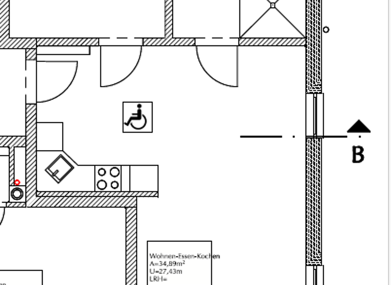 Wohnung zur Miete - Erstbezug nur mit Wohnberechtigungsschein 355 € 2 Zimmer 60,2 m² EG Aslager Straße 10 Ankum 49577