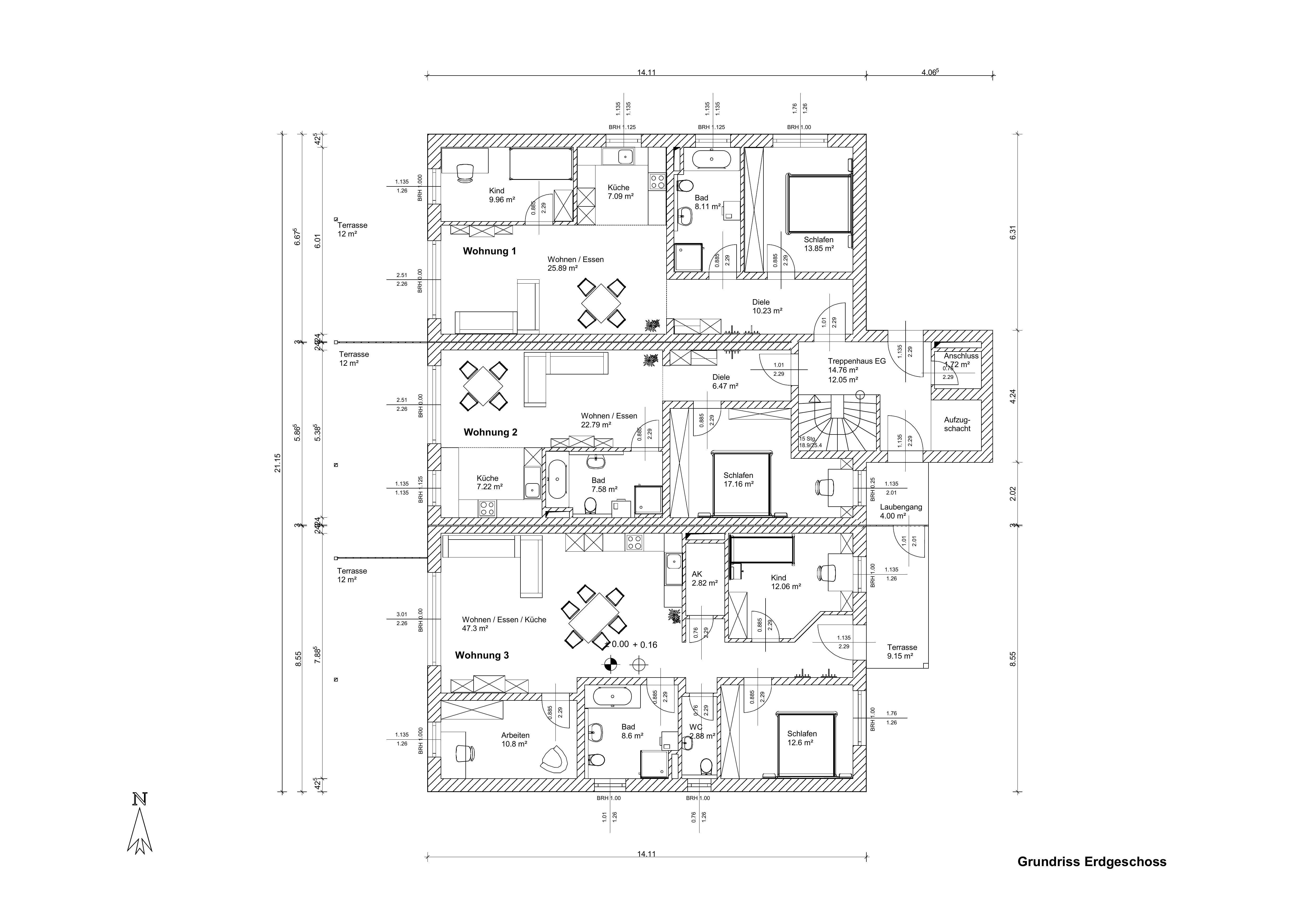 Wohnung zum Kauf provisionsfrei 234.900 € 2 Zimmer 67 m²<br/>Wohnfläche EG<br/>Geschoss 01.04.2025<br/>Verfügbarkeit Kreuzäckerweg 5d Burgoberbach Burgoberbach 91595