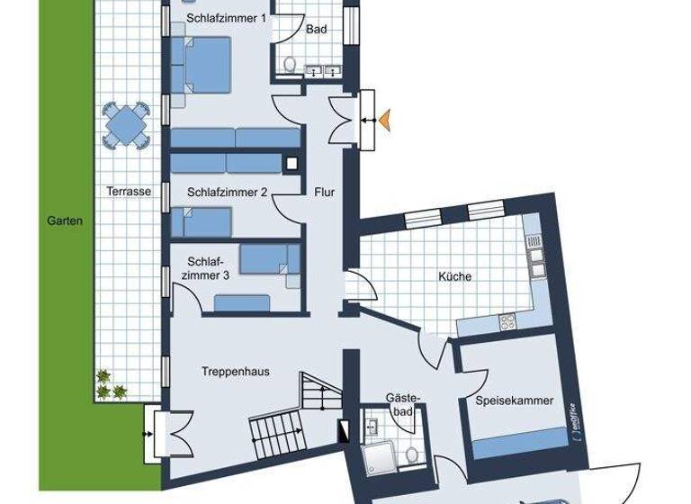 Maisonette zur Miete 1.980 € 5 Zimmer 223 m² Eyrichshof Ebern 96106