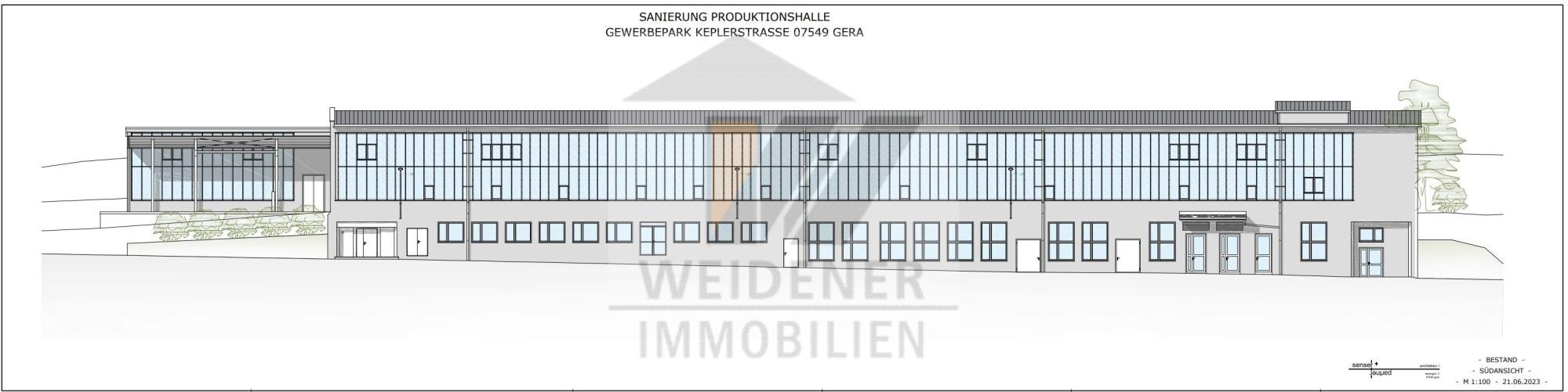 Lagerhalle zur Miete provisionsfrei 5 € 1.000 m²<br/>Lagerfläche ab 1.000 m²<br/>Teilbarkeit Keplerstraße 14 Debschwitz 3 Gera 07549