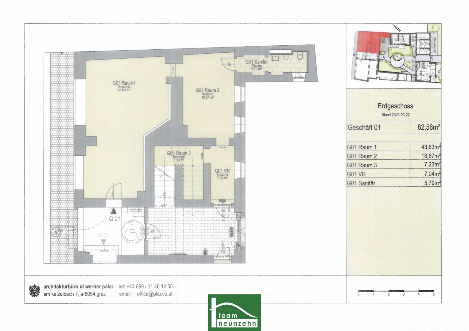 Büro-/Praxisfläche zur Miete provisionsfrei 734 € Dr. Karl-Renner-Gasse 4 Weiz 8160