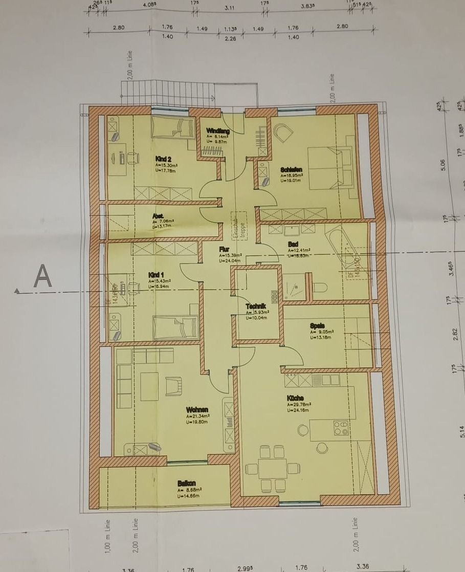 Wohnung zur Miete 1.345 € 4,5 Zimmer 155 m²<br/>Wohnfläche 1.<br/>Geschoss Thannhausen Thannhausen Pfofeld 91738