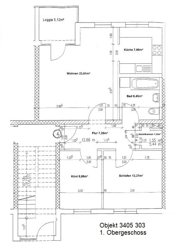 Wohnung zum Kauf 232.000 € 3 Zimmer 69,5 m²<br/>Wohnfläche 1.<br/>Geschoss Langenselbold 63505