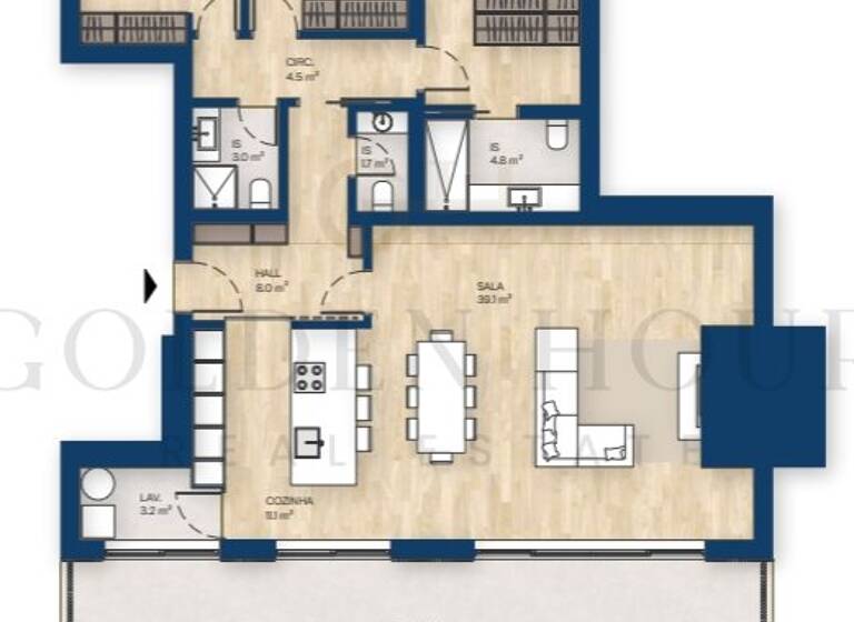 Wohnung zum Kauf 1.175.000 € 136 m² Canidelo 4400