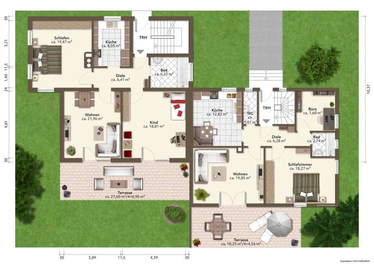 Mehrfamilienhaus zum Kauf 2.800.000 € 605,7 m² 1.208 m² Grundstück Ottobrunn 85521