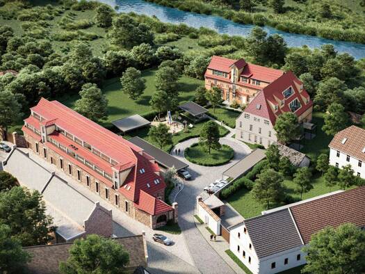 Wohnung zur Miete 777 € 2 Zimmer 69,3 m² 2. Geschoss frei ab 01.07.2026 Domänenstraße 6 Lettin Halle (Saale) 06120