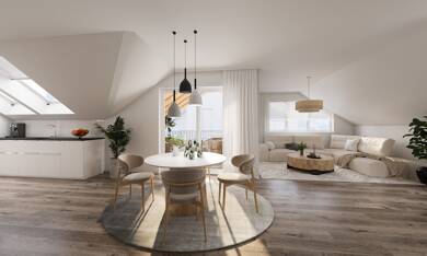 Wohnung zum Kauf provisionsfrei 439.000 € 4,5 Zimmer 118 m² Dachgeschoss Kaffeebühlstraße 12 Dormettingen 72358