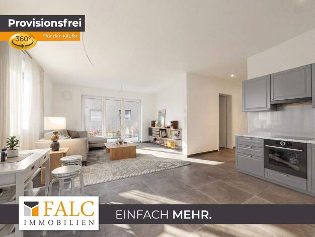 Wohnung zum Kauf - Erstbezug provisionsfrei 391.999 € 3 Zimmer 88,8 m² frei ab 01.01.2026 Hüls Marl 45770