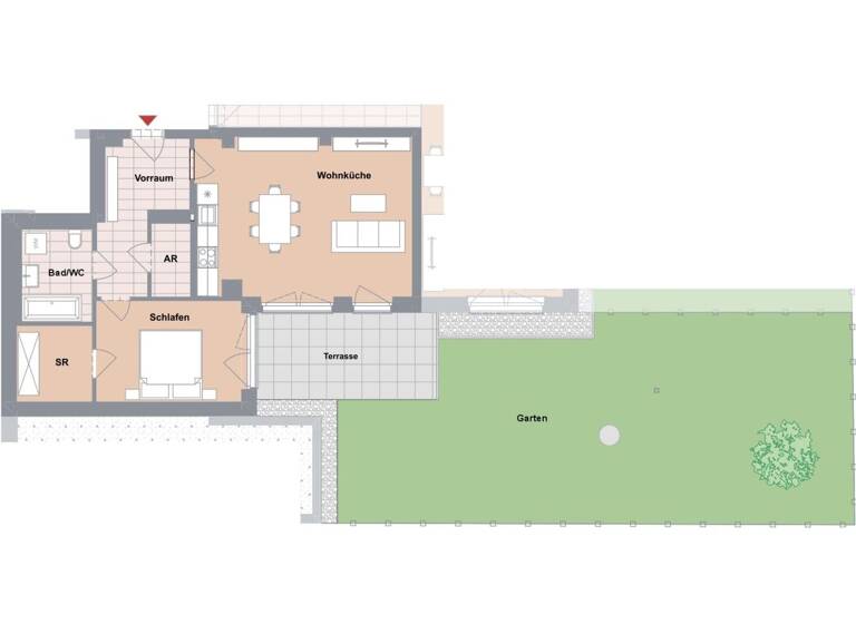 Wohnung zum Kauf - Erstbezug 391.400 € 2 Zimmer 61 m² 1. Geschoss Wien, Favoriten 1100