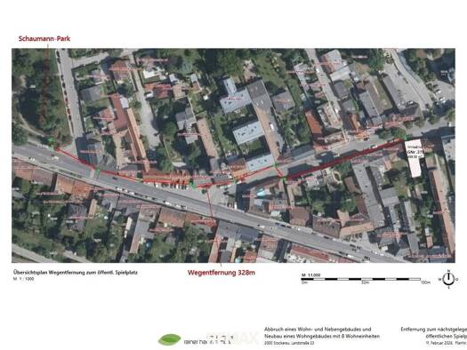 Grundstück zum Kauf 489.000 € 499 m² Grundstück Landstraße Stockerau 2000