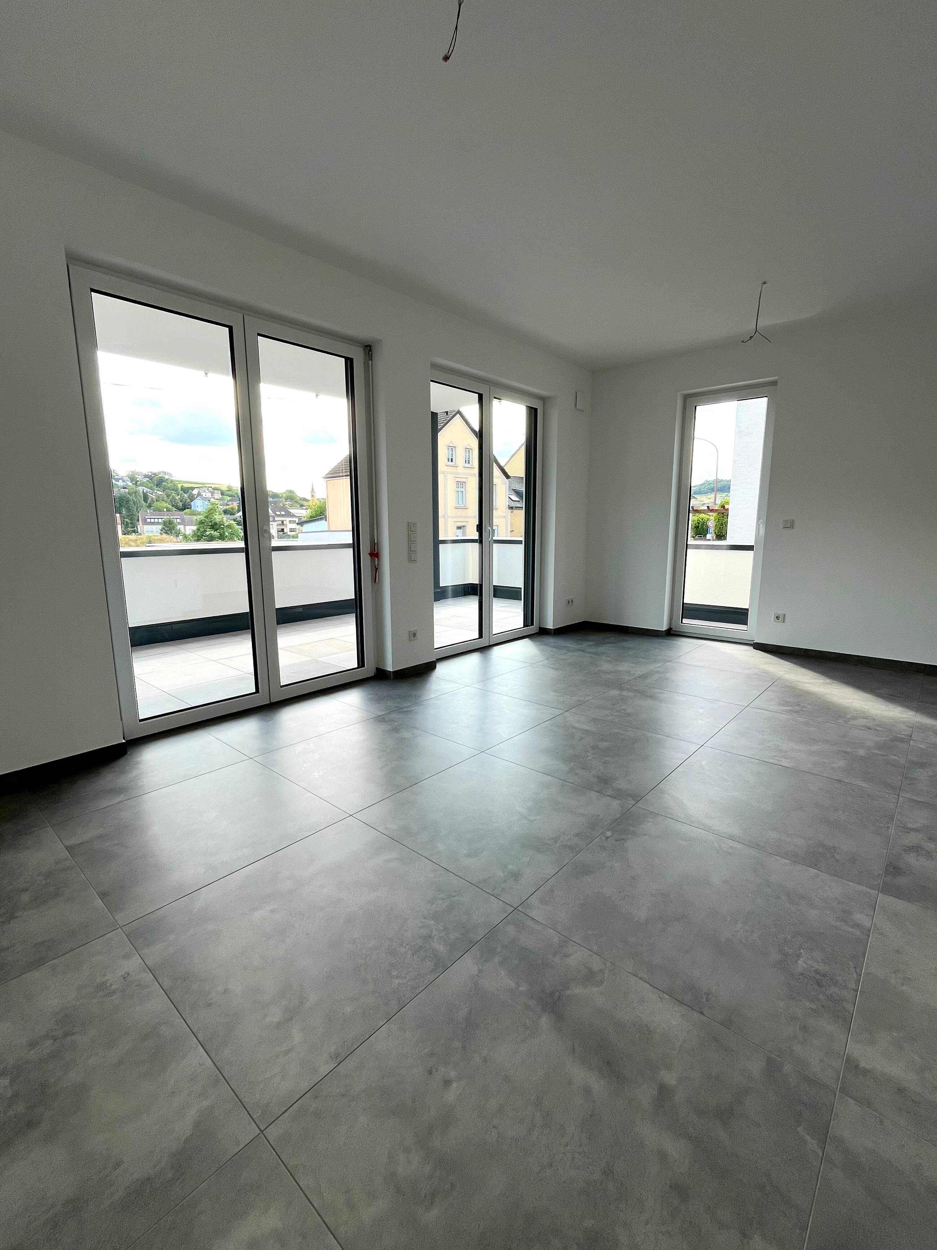 Terrassenwohnung zum Kauf provisionsfrei 310.000 € 2 Zimmer 80,6 m²<br/>Wohnfläche EG<br/>Geschoss Moselstraße 12 Langsur Langsur 54308