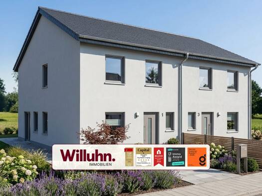 Doppelhaushälfte zum Kauf - Erstbezug provisionsfrei 619.900 € 5 Zimmer 121 m² 450 m² Grundstück Böhlitz-Ehrenberg Alt-West 04178