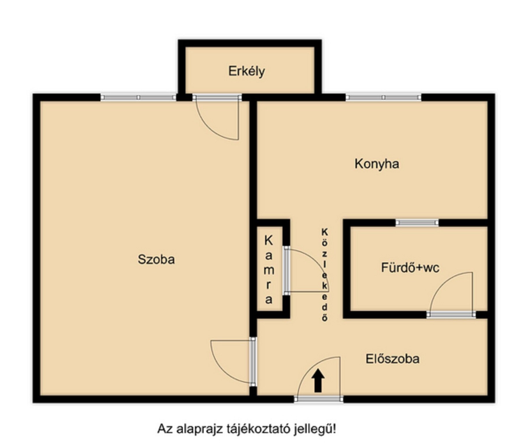 Studio zum Kauf 47.250 € 1 Zimmer 37 m²<br/>Wohnfläche 1.<br/>Geschoss ab sofort<br/>Verfügbarkeit Dombóvár