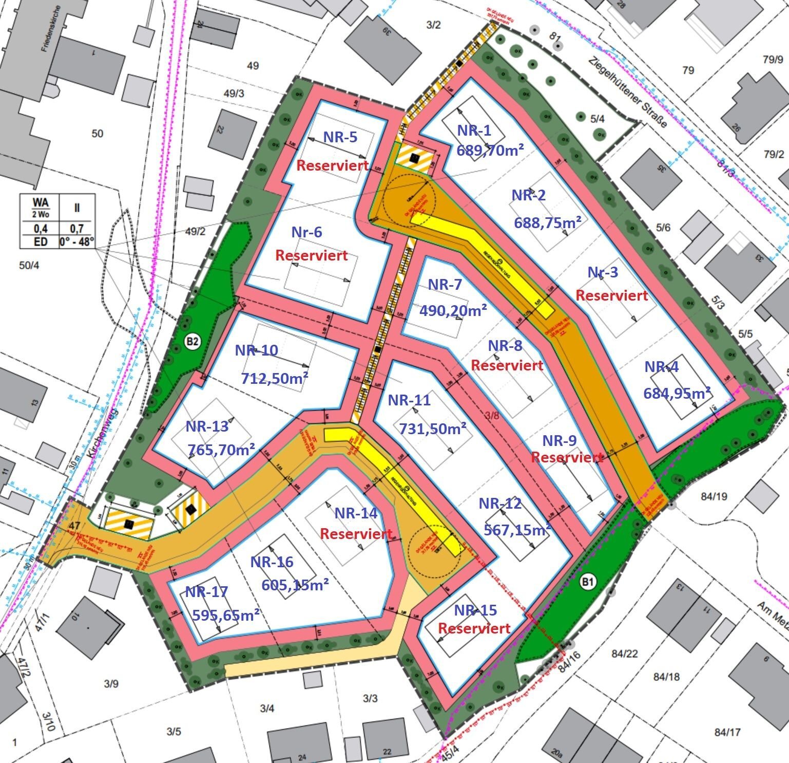 Grundstück zum Kauf provisionsfrei 205.485 € 685 m²<br/>Grundstück Ziegelhüttener Straße 37 Ziegelhütten Kulmbach 95326