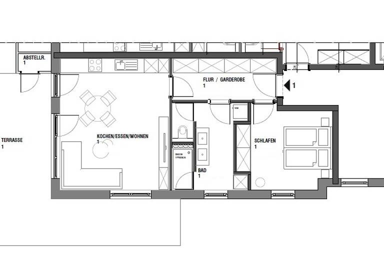 Wohnung zum Kauf - Erstbezug 2 Zimmer 77,3 m² Bad Wiessee 83707