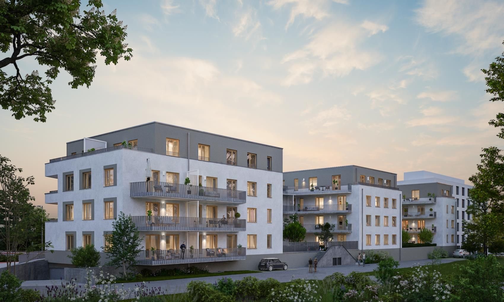 Wohnung zum Kauf provisionsfrei 359.900 € 2 Zimmer 60,1 m²<br/>Wohnfläche Am Sportfeld 1 Bad Vilbel Bad Vilbel 61118