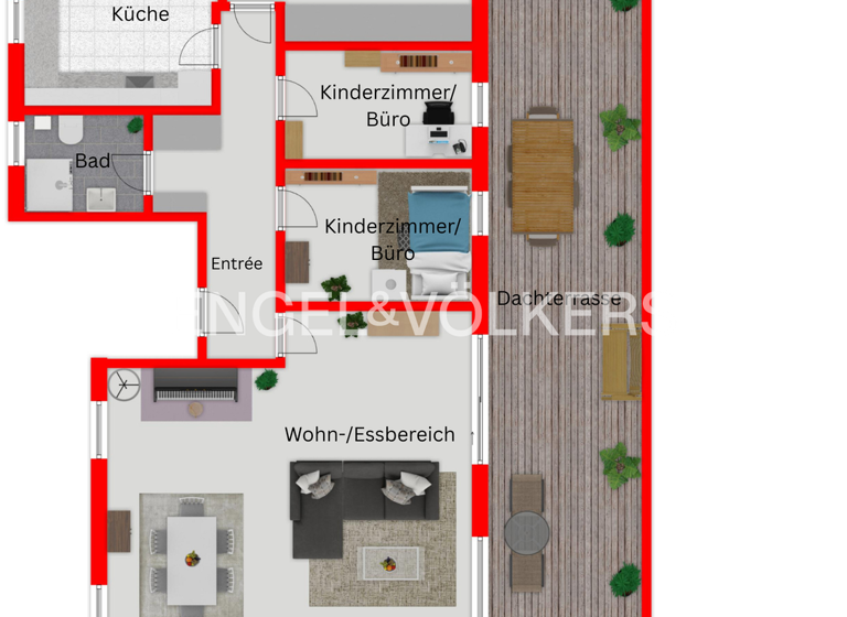 Penthouse zum Kauf 395.000 € 4 Zimmer 138 m² 2. Geschoss Metzkausen Mettmann 40822