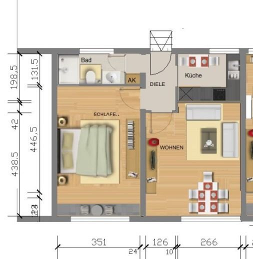 Wohnung zur Miete 250 € 2,5 Zimmer 43 m²<br/>Wohnfläche EG<br/>Geschoss ab sofort<br/>Verfügbarkeit Paul Gerhardt Str 7 Wanheimerort Duisburg 47055