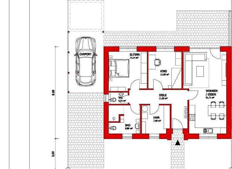 Bungalow zum Kauf 350.000 € 3 Zimmer 88,1 m² 277,3 m² Grundstück frei ab 01.11.2026 Böen Löningen 49624