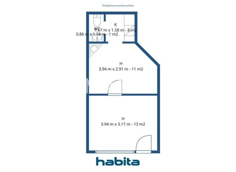 Bürofläche zum Kauf 32.000 € Turku 20100