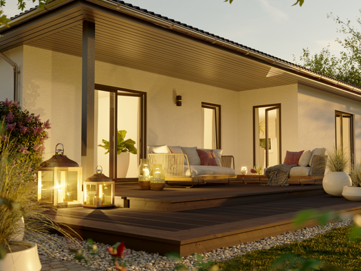 Bungalow zum Kauf - Erstbezug 238.150 € 4 Zimmer 108 m² 750 m² Grundstück Gievitzer Straße Waren Waren (Müritz) 17192