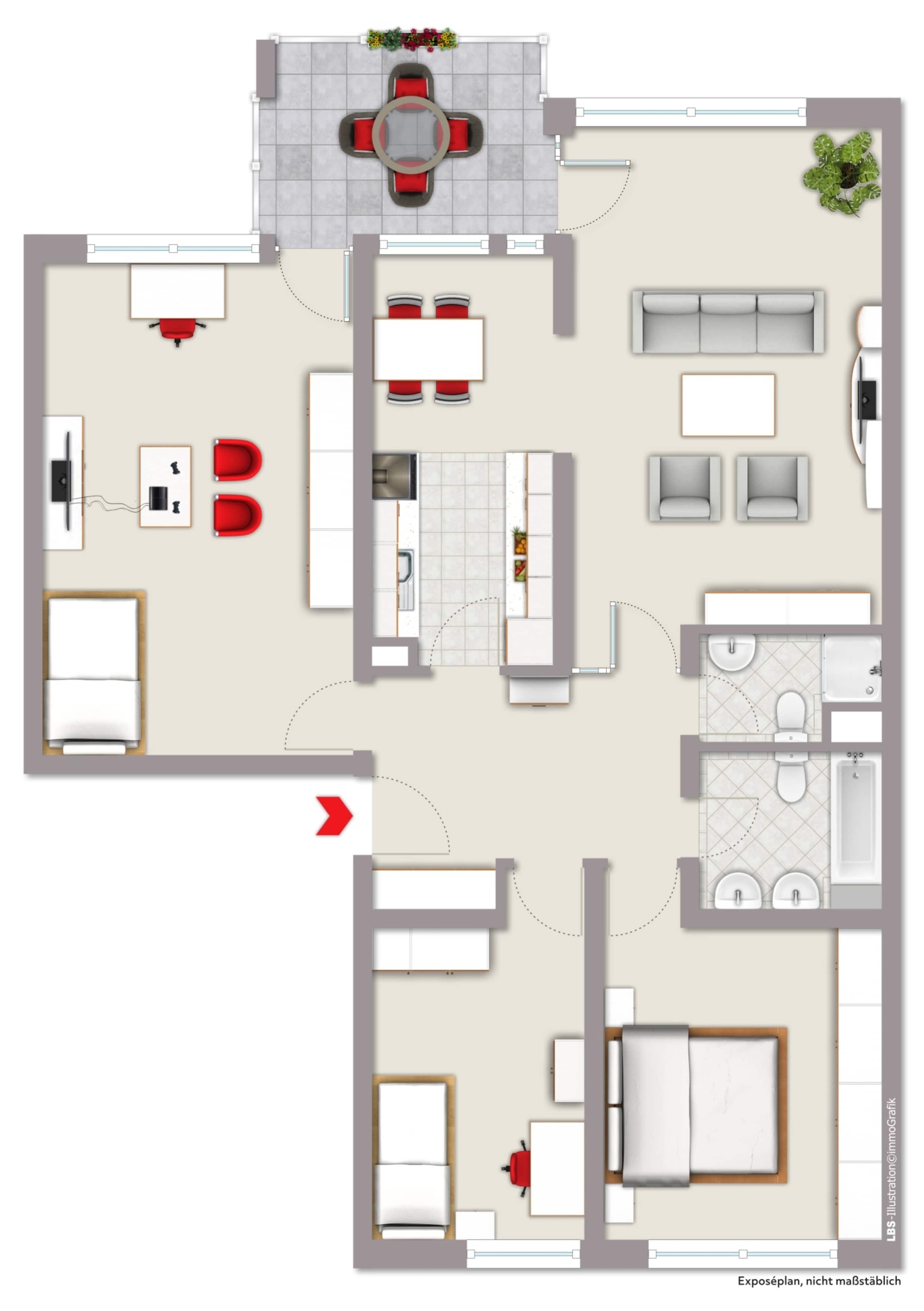 Wohnung zum Kauf 275.000 € 4 Zimmer 110,9 m²<br/>Wohnfläche Dietzenbach Dietzenbach 63128