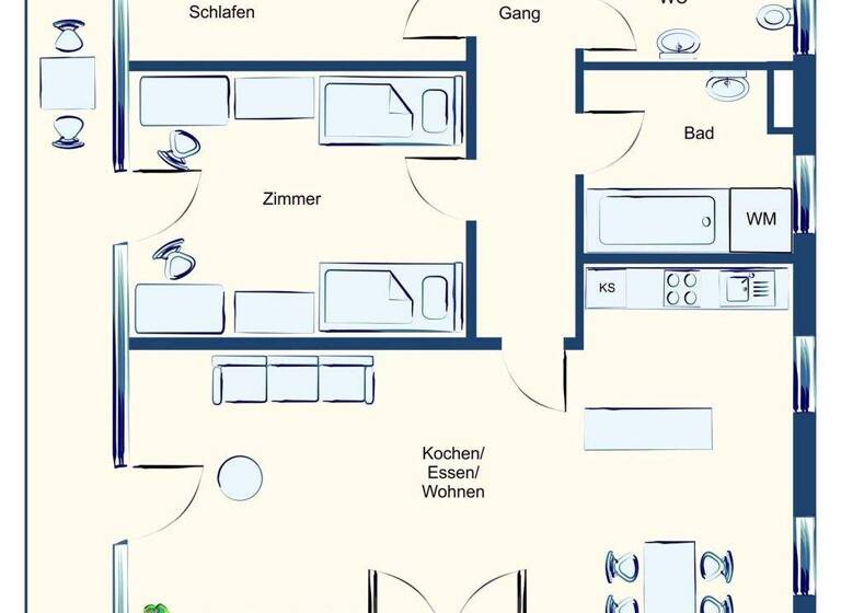 Wohnung zur Miete 990 € 3 Zimmer 75,1 m² 1. Geschoss Maria-Theresien-Straße 14 Lustenau 6890