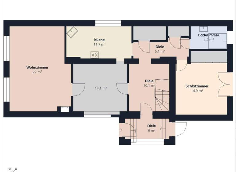 Einfamilienhaus zum Kauf 349.000 € 3,5 Zimmer 160 m² 1.076 m² Grundstück frei ab 01.03.2026 Edelstal 2413