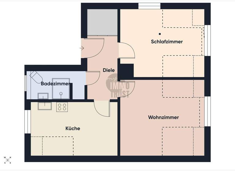 Wohnung zum Kauf 165.000 € 2 Zimmer 50 m² 2. Geschoss Rastatt 76437