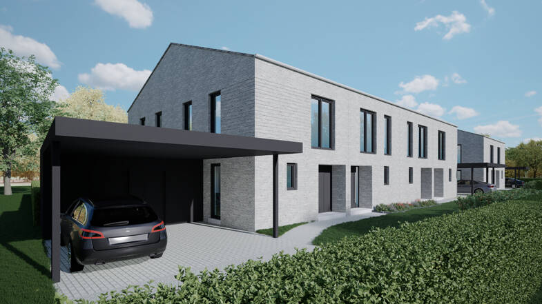 Doppelhaushälfte zur Miete - Neubau 1.720 € 3 Zimmer 136,4 m² 340 m² Grundstück frei ab sofort Olfen Olfen 59399