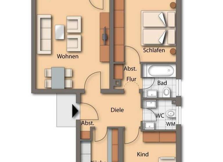 Wohnung zum Kauf 313.000 € 3 Zimmer 83 m² Nordstadt Fürth 90765